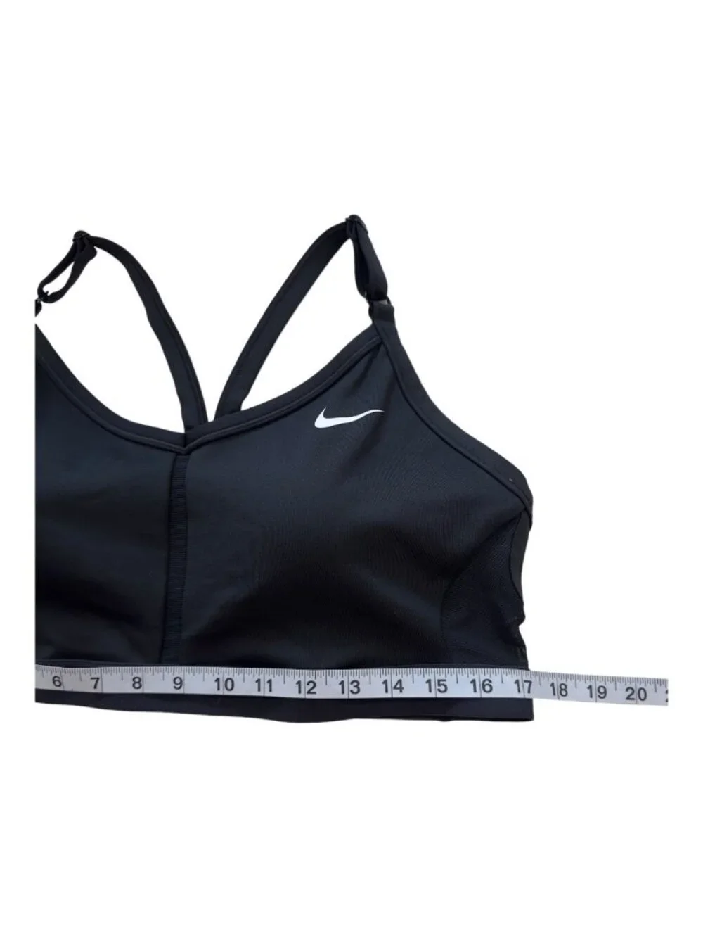 NIKE Dry Fit Women Plus Size 1X Black Racerback Sport Indy Bra DN4181 NEW W/TAGS